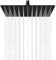 Midanya 10 Inch Rain Shower Head Matte Black 10 Square Rainfall Stainless Steel High Pressure Bath Showerhead Rainfall Showerhead 1/16 Ultra Thin Waterfall Full Body Coverage with Silicone Nozzle