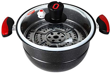 Suppentopf Auflaufform Kochgeschirr Maifan Stein Dampfgarer Vakuum Niederdruck Suppentopf Topf Set Verdickung Eintopf Nudelpfanne Home Topf Perfekt für Breakf Bratpfanne