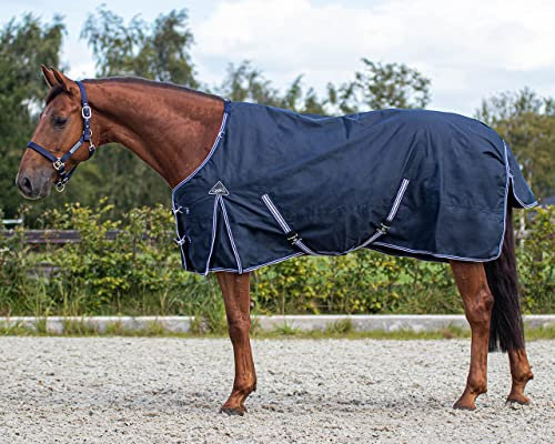 QHP Regendecke Turnout Luxus 0gr (110 cm, Navy)