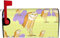 YYHWHJDE letterbox cover waterproof oxford cloth Fits standard or large size mailboxes Standing Owl pattern 25.5x21 in