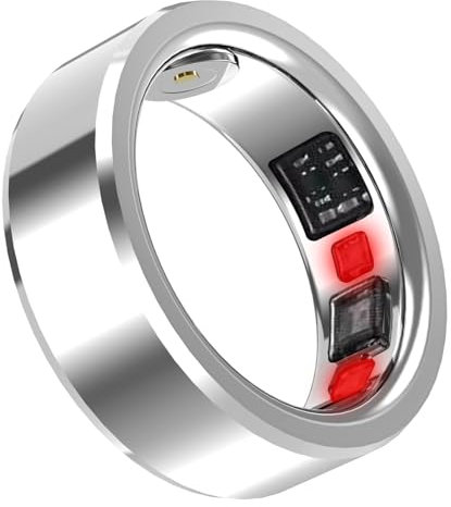 GEERYZHE Smart Ring Health Tracker, Monitor de Sueño Resistente al Agua Fitness Tracker-Ring, Conexión Deportiva