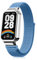 PaceBid Nylon Armband für Xiaomi Smart Band 9 Active(Mi Band 9 Active), Elastisches Sport Uhrarmband mit Schutzrahmen, Aatmungsaktive Nylon Loop Ersatzarmband für Xiaomi Redmi Smart Band 3 - Blau