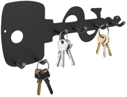 Genérico Soporte Para Llaves De Entrada - Estante Organizador Decorativo | Diseño Para Salón Cocina Puerta Principal Pasillo Decoración Hogar