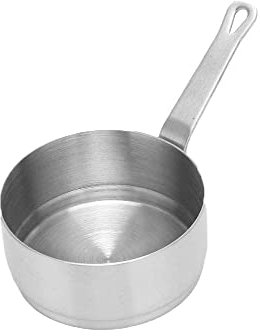zalati Mini casseruola in acciaio inox 304 con manico, design impilabile, per cucina, picnic, cucina, picnic, 100 ml
