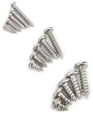 Juego de Tornillos, 500 Microtornillos de Cabeza Phillips, Juego de Tornillos Surtidos M2 M3 M4, Juego de Tornillos Autorroscantes de Acero Inoxidable, Juegos de Tornillos y Pernos