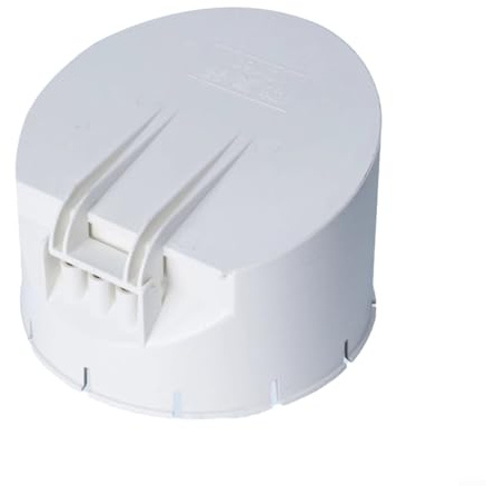 EXTRWORY 50-160 mm Anti-odeur et anti-insectes Drainage Tuyau d'eau de pluie Couvercle Filtre Bouchon Pipeline Clapet anti-retour avec pince (75 mm)