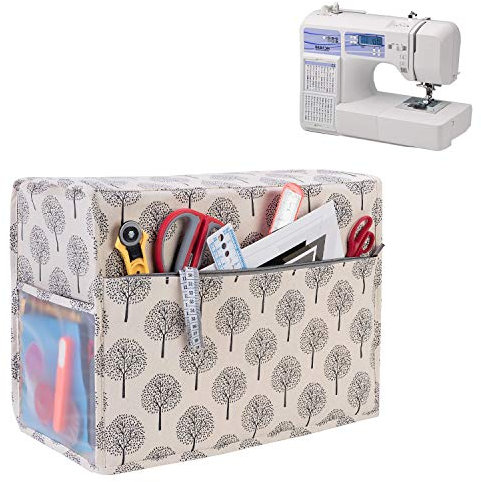 Yarwo Nähmaschinen Staubschutzhülle, Nähmaschine Abdeckung für die meisten Standard-Nähmaschinen, Baum