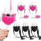 Suitedget 6 Stück Weinglashalter Weinhalter Gläserhalter Weinglas Halterung Weinglashalter Wand Wine Glass Holder Geeignet für （Kleiner dimensionierte Weingläser）