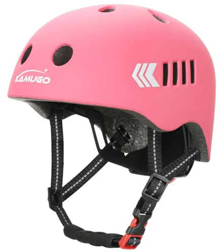 KAMUGO Toddler Helmet Kids Bike Helmet for Ages 2-8 Years Girls Boys,Child Adjustable Helmet Multi-Sport Bicycle Skateboard Skating Scooter Cycling Inline Skates