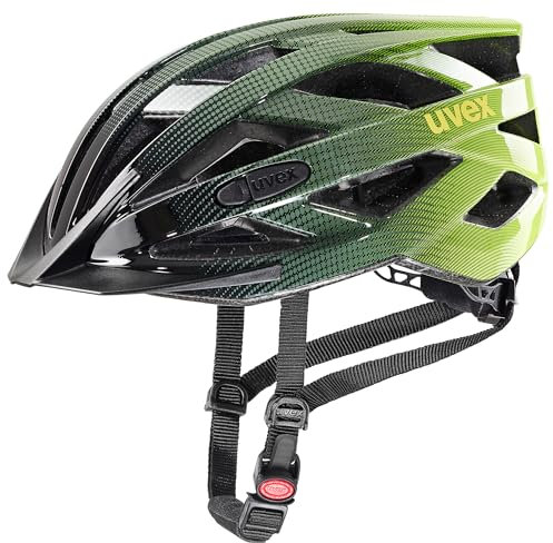 uvex i-vo - Leichter Allround-Helm für Damen und Herren - individuelle Größenanpassung - Rhino - neon Yellow - 52-57 cm