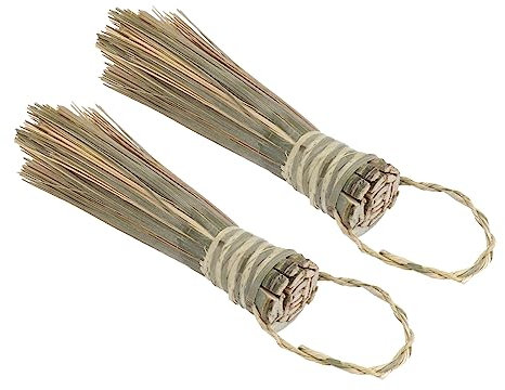 COLLBATH 2 Juegos Cepillo De Bambú Herramientas De Limpieza Kit De Ventilación De Secadora Wok Bote De Cepillo Limpiador Dispensador De Jabón Limpio Cepillo De Limpieza Green 2 Piezas * 2