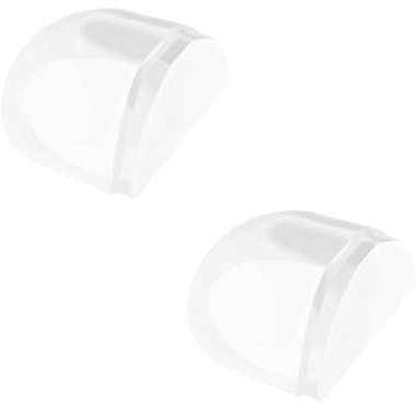 2 Pcs Floor Door Stopper, Clear Adhesive Buffers, Wall Protection Doorstops