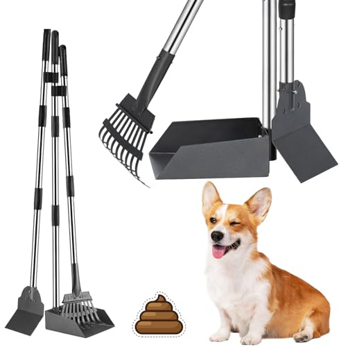 Unipampa Pelle à Crotte pour Chien, Kit Pelle Ramasse Crotte pour Chien