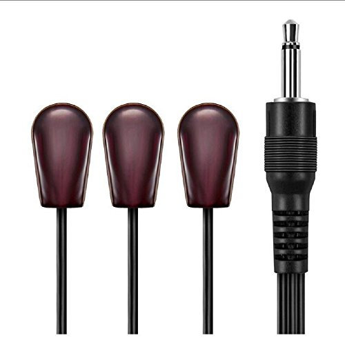 Bolongking Prolunga di sensore infrarossi a triplo trasmettitore con jack da 3,5 mm
