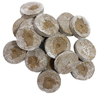 Weedness Jiffy® Pots de Tourbe 200 STK. pour la Culture - Tablettes de Coco terreau Terre de Culture terreau de semis tablettes de Tourbe tomates boutures