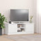 Homgoday High White Pine Solid Wood TV Cabinet 112 x 35 x 41 cm, TV Unit Living Room Dining Table Center Television TV Unit Music Equipment Cabinet Under Storage Stand