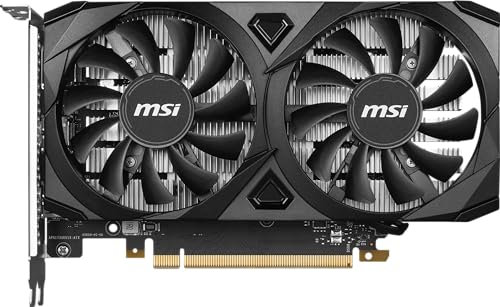 MSI Tarjeta gráfica Gaming RTX 3050 Ventus 2X 6G OC (NVIDIA RTX 3050, 96 bits, Boost Clock: 1492 MHz, 6GB GDDR6 14 Gbps, HDMI/DP, Arquitectura Ampere)