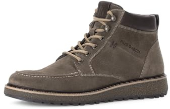 Pius Gabor Botas de hombre, Zapatos con cordones para hombre,Forro reciclado,Plantilla intercambiable, Dune Mocca 01, 42.5 EU