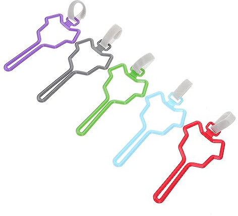 ORFOFE 5stücke Hundekotbeutelhalter Aus Robustem Material Befestigbar An Leine Oder Rucksack Mit Einfacher Handlung Für Einsetzen Und Entnehmen Der Beutel Geeignet Für Welpen Und