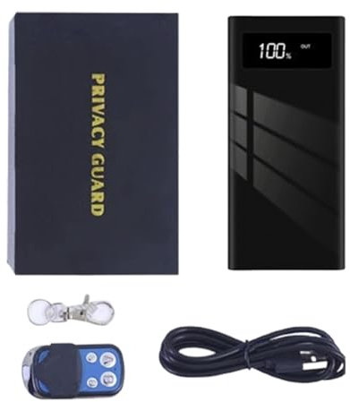 Audio Jammer Device, Upgraded Ultrasonic Anti-Recording Device, 360° Interference Shield, Portable Privacy Protector for Secure Meetings, Office, Cars & More (13 holes)