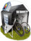 GARLINGO Garaje para bicicletas, 172 x 163 x 120 cm, fácil montaje sin tornillos, cobertizo para jardín, cobertizo para bicicletas, cobertizo para herramientas