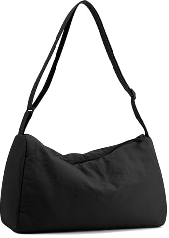 Prizmxed Petit sac de sport pour femme - Mini sac de gym léger avec bretelles réglables - Convient pour la natation quotidienne, le fitness et les sports de loisirs, Noir , s