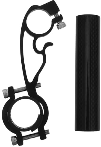 TOKIDNY Soporte Extensor de Manillar para Bicicleta Fibra de Carbono Ligero y Resistente Compatible con Teléfonos y Accesorios Montaje Seguro para Rutas de Carretera y Montaña Extensión