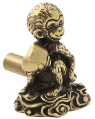 rongweiwang Premium Apa Handtag Hårdvara Intressant Garderobsknopp Robust Koppar Rolig Hemmöbel Dörrhandtag Kreativ Gåva Kökslåda Lätt Att Installera Skåp Gåva