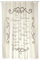 MSV Cotexsa by Premium Anti-Schimmel Textil Duschvorhang - Anti-Bakteriell, waschbar, 100% wasserdicht, mit 12 Duschvorhangringen - Polyester, „Paris“ Creme 180x200cm – Made in Spain