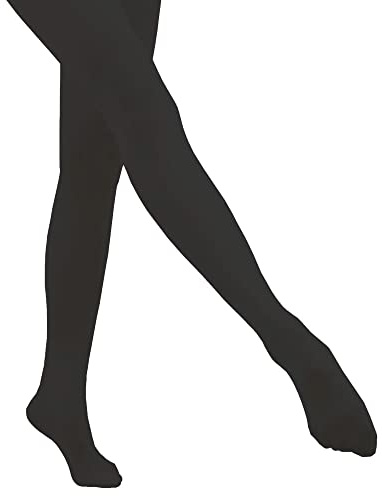 s.lemon Medias de Ballet,Convertibles Pantimedias de Ballet con Pies/sin Pies, Ajustadas para Niñas y Mujeres Negro XL