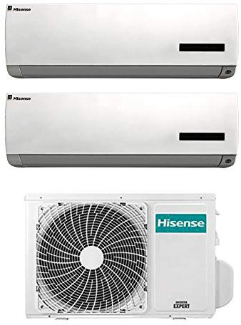 Condizionatore climatizzatore inverter dual split Hisense 9+9 9000+9000 btu