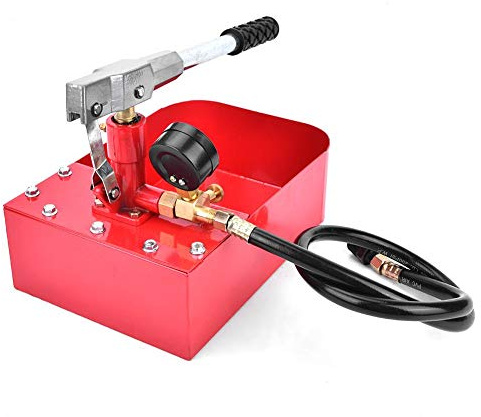 ViaGasaFamido 1000PSI 7MPa High Pressure Manual Powered Hydraulic Pump Pipe Valve Pressure Tester Hydraulic Testing,Various Other Pumps and Accessories