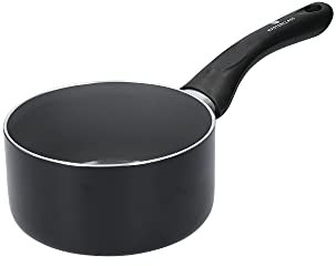 MasterClass Can-to-Pan Pentola per il Latte Antiaderente Ecologica con Manico, con Rivestimento in Ceramica, Realizzata per il 70% con Alluminio Riciclato, 14 cm