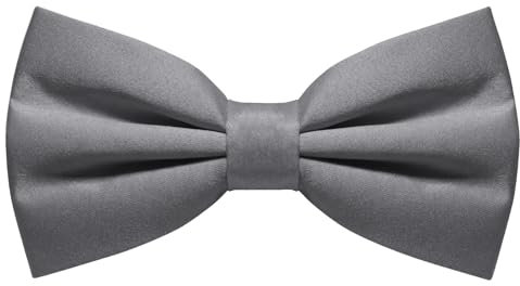 JEMYGINS Herren Matten Fliege erhältlich in Uni Farben dunkelgrau