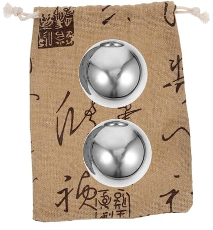 BIUDECO Handmassagebälle Portable Fitnessbälle Glatte Massagekugeln Handspielbälle Übungsbälle Handrollbälle Kleine Massagekugeln Handrollmassagebälle