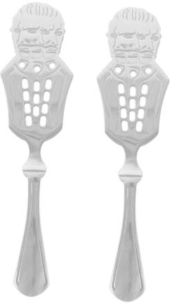 Holibanna 2 Pezzi Cucchiaio Per Assenzio In Acciaio Inossidabile Cucchiaio Per Zucchero Forniture Per Barman Cucchiaio Per Assenzio Cucchiaio Per Ghiaccio Cucchiai Per Gelato Cucchiai Per