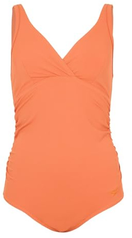 Speedo Womens Maternity Ubck 1pc Brown/Orange 8