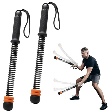 Umllpet Cuerda de Batalla Sin Cuerda, Cuerda de Entrenamiento Sin Cable, Battle Ropes con Anillo de Peso Ajustable y Mango Ergonómico Mejorado para Manejo Dinámico