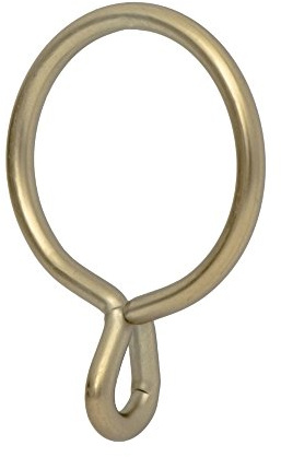Ivilon Draperie Œillet Anneaux de Rideaux – 4,3 cm Bague pour Crochets à Broches, Lot de 14 Warm Gold