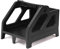 MUNBYN Label Holder for Rolls and Stack Fan-Fold Labels, ILH01, Black
