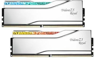 GSKILL Mémoire RAM Trident Z5 Royal RGB 32 Go DDR5 6400 MHz cl39 - Marque EAN : 4713294236852