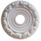 HpLive Rosone decorativo da soffitto in poliuretano, 16 pollici, rotonda, copertura per lampadari, ventilatori a soffitto, stile vintage, bianco, 406 mm