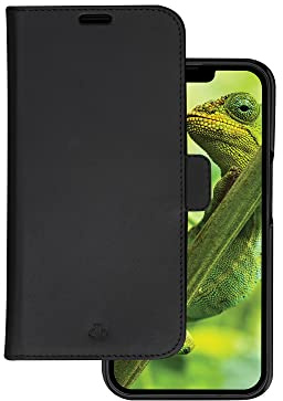 dbramante1928 - Lynge Hülle für iPhone 11 Pro - Klapphülle aus robustem, hochwertigem Leder - Mit Kartenfach - Brieftasche sowie Schutzhülle - Schwarz