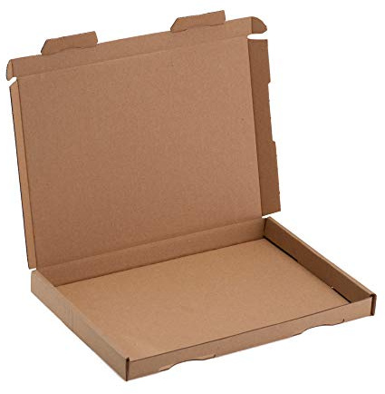 Maxibrief Lot de 100 grandes boîtes à lettres en carton ondulé Format A5 230 x 160 x 20 mm