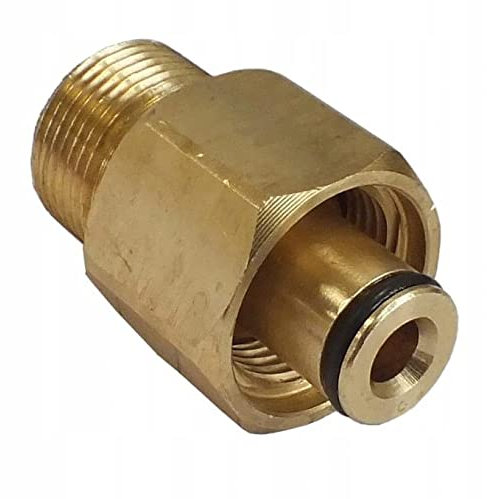 Sillar Adaptador Easy!Lock TR22 IG rosca interior a M22 AG x 1,5 ET Conector de latón | Limpiador de alta presión Kärcher accesorio alternativa a adaptador 6 | para Kärcher HD & HDS Serie