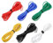 sourcing map Cable de Silicona Calibre 24, 6 Cables Eléctrico 24 AWG, Alambre Trenzado de Cobre Estañado Flexible, Cable Conexión Alta Temperatura, 6 Color 1,5 m para Modelo de Auto