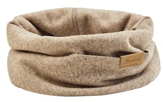 Sterntaler Schlauchschal aus Jersey mit Melange-Effekt - Unisex Accessoires für Babys und Kleinkinder - angenehm und warm - braun melange, Gr. 2
