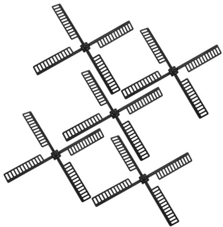 IMIKEYA 5pcs Garden Windmill Blades Replacement Set Resin Waterproof Windmill Leaf Accessories for Outdoor Yard Decor 20.5x20.5 Cm