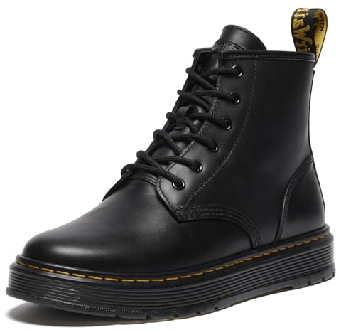 Dr. Martens Brookline Chukka Black Lusso Platform, 42 EU, Nero, 42 EU