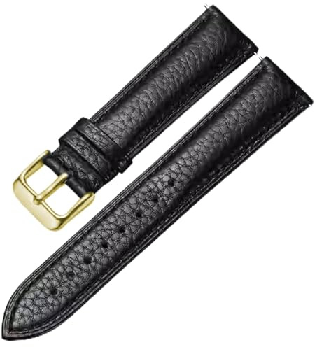 Aoeiwv Genuine Leather Watch Band Hand-Stitched Texture Padded Italian Leather Strap Quick Release 12mm 13mm 14mm 15mm 16mm 17mm 18mm 19mm 20mm 21mm 22mm 23mm 24mm Replacement Band for Women Men